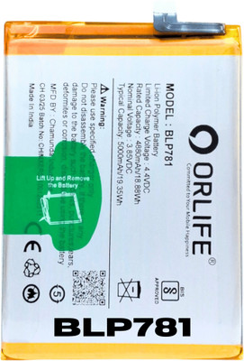 orlife Mobile Battery For  Oppo A52 | A72 | A92 | BLP781 ( 1 Year Replacement Warranty )