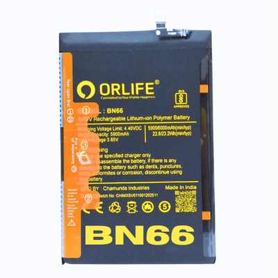 orlife Mobile Battery For  Xiaomi Poco C40, Redmi 10 power | BN66 ( 1 Year Replacement Warranty )