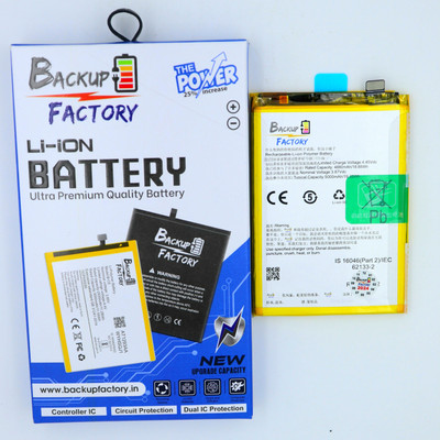 Backup Factory Mobile Battery For  Oppo A77 4G (2022)