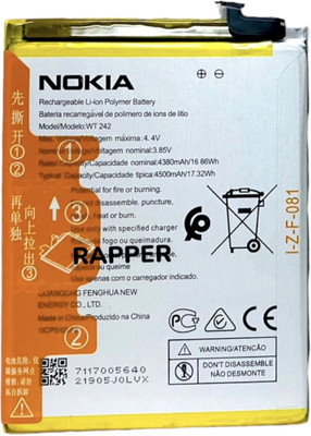 RAPPER Mobile Battery For  Nokia 2.4 (TA-1277 TA-1275 TA-1274 TA-1270) WT242 (4500mAh)