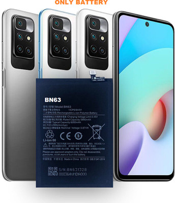 BKN Mobile Battery For  XIAOMI / REDMI / POCO / Mi Original Battery For Xiaomi Redmi 10 / 10 Prime (BN63) 6000mAh