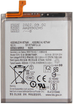 NAFS Mobile Battery For  Samsung Galaxy Note10 Lite EB-BN770ABY batteries capacity 4500mAh