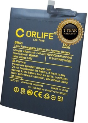 orlife Mobile Battery For  Xiaomi 10T 5G, Mi 10T Pro 5G, M2007J3SG (1 Year Replacement Warranty )BM53