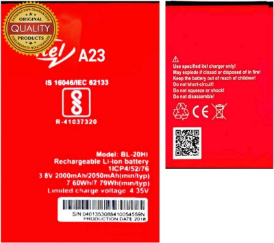 MATSV Mobile Battery For  Itel A 23/ BL-20HI/ 2000mAh