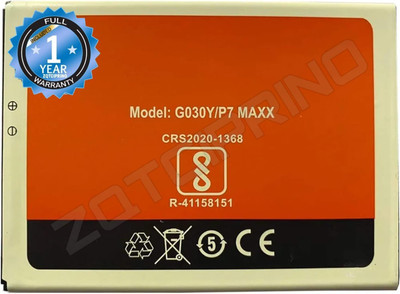 ZQTCIPRINO Mobile Battery For  Gionee Original BL-G030Y Battery for Gionee P7 Max 3150mAh with 1 Year Warranty