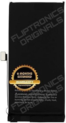 FLIPTRONICS ORIGINALS Mobile Battery For  iPhone iPhone 13 Mini A2623 A2481 A2626 A2629 A2630 with 6 Month Warranty