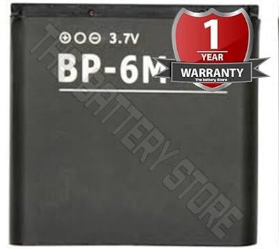 THE BATTERY STORE Mobile Battery For  Nokia Original BP-6M Nokia N73 N77 3250 6233 6234 N93 6288 With 1 Year Warranty