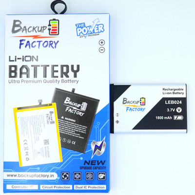Backup Factory Mobile Battery For  Lava LEB024