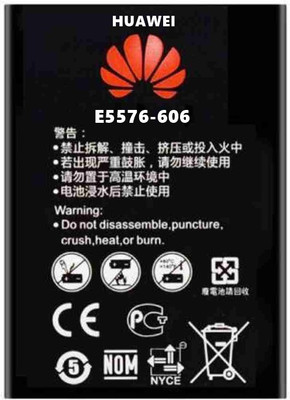 walta Mobile Battery For  Original battery Huawei E5576-606 4g wifi Hotspot HB434666RBC 1500 MAH