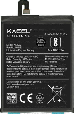 Kaeel Original Mobile Battery For  Xiaomi Poco F1 M1805E10A / Pocophone F1 12 Months Warranty.