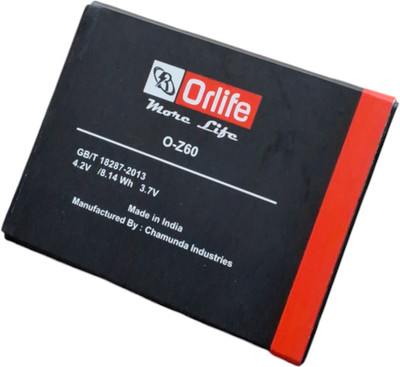 orlife Mobile Battery For  Lava Z60 | Lava P7 Plus | Lava Z80 ( 1 Year Replacement Warranty )