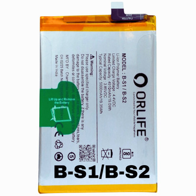 orlife Mobile Battery For  Vivo Y21, Y21s, Y31 | B-S1/S2 ( 1 Year Replacemant Warranty )