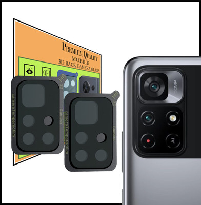 HIRDESH Back Camera Lens Glass Protector for Poco M4 Pro 5G(Pack of: 2)