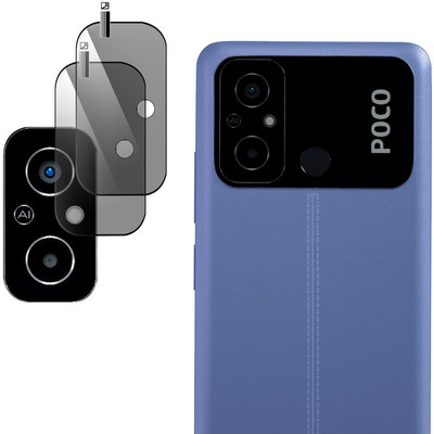 DAFFIN Back Camera Lens Glass Protector for POCO C55(Pack of: 2)