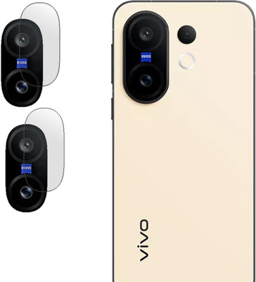 DAMDAM Back Camera Lens Glass Protector for Compatible VIVO X200 FE 5G (NOT A TEMPERED GLASS)(Pack of: 2)