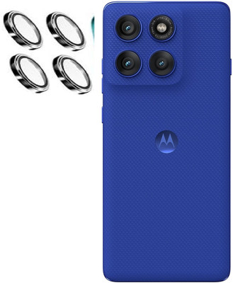 ALKSTORE Back Camera Lens Glass Protector, Camera Lens Ring Guard Protector for MOTO Edge 60 Pro, MOTOROLA Edge 60 Pro 5G, [RING](Pack of: 4)