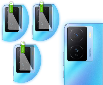 DAFFIN Back Camera Lens Glass Protector for iQOO Z7s 5G(Pack of: 3)