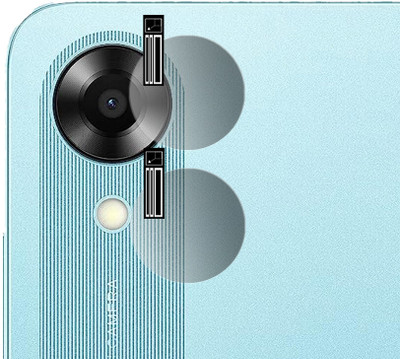 SCREENPROTECTOR Back Camera Lens Glass Protector for Oppo A17k BACK CAMERA(Pack of: 2)
