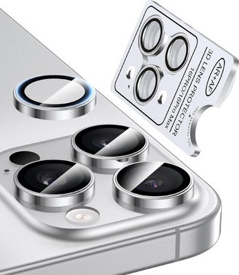 CASENED Back Camera Lens Glass Protector for iPhone 16 Pro /15 Pro / 14 Pro, iPhone 16 Pro Max /15 Pro Max / 14 Pro Max(Pack of: 1)