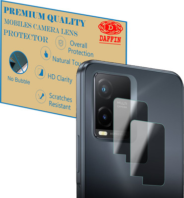 DAFFIN Back Camera Lens Glass Protector for Vivo T1X(Pack of: 2)