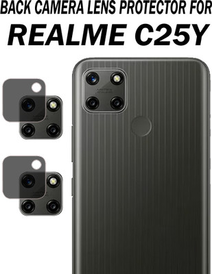 EJZATI Back Camera Lens Glass Protector for REALME C25Y(Pack of: 2)