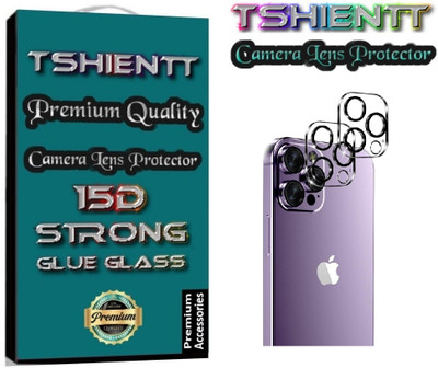 TSHIENTT Back Camera Lens Glass Protector for iPhone 14 PRO Max Premium Camera Lens Protector, With Edge To Edge Coverage(Pack of: 2)