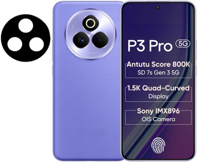 ALKSTORE Back Camera Lens Glass Protector for RealMe P3 Pro 5G, realme P3 Pro 5G(Pack of: 1)
