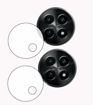 EJZATI Back Camera Lens Glass Protector for REALME 12X 5G, BACK CAMERA LENS PROTECTOR(Pack of: 2)