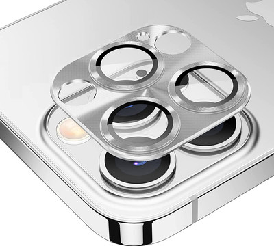 VOSKI Back Camera Lens Glass Protector for iPhone 11 Pro Camera Lens Protector Full Metalic Alloy inbuilt Ring Camera Glass(Pack of: 1)