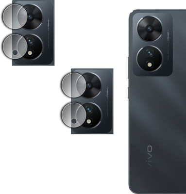 EJZATI Back Camera Lens Glass Protector for Vivo T2 5G, BACK CAMERA LENS(Pack of: 2)
