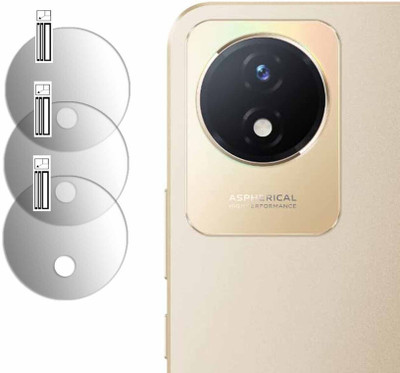 YCHROZE Back Camera Lens Glass Protector for Vivo Y02t(Pack of: 3)