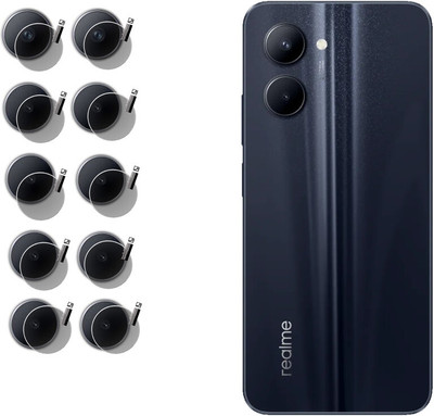 DAFFIN Back Camera Lens Glass Protector for realme C33(Pack of: 5)