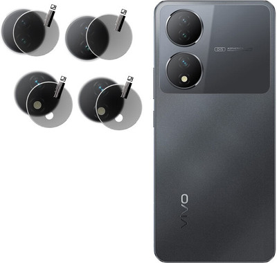 DAFFIN Back Camera Lens Glass Protector for Vivo Y100 5G(Pack of: 2)