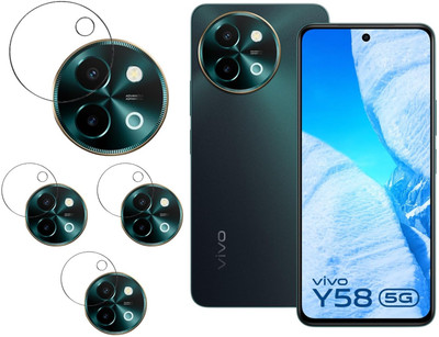 ISAAK Back Camera Lens Glass Protector for Vivo Y58 5G(Pack of: 4)