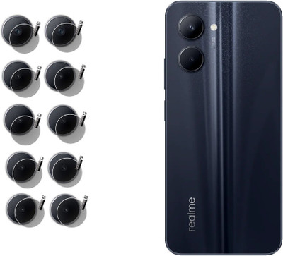 DAFFIN Back Camera Lens Glass Protector for realme C33(Pack of: 5)