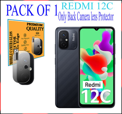 DAFFIN Back Camera Lens Glass Protector for Redmi 12C(Pack of: 1)