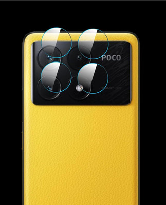 SHAKU Back Camera Lens Glass Protector for Poco X6 Pro(Pack of: 2)
