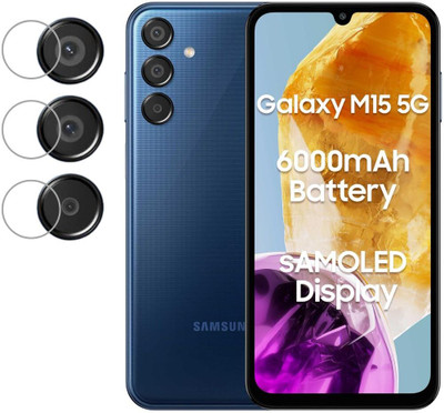 ISAAK Back Camera Lens Glass Protector for Samsung Galaxy M15 5G(Pack of: 1)