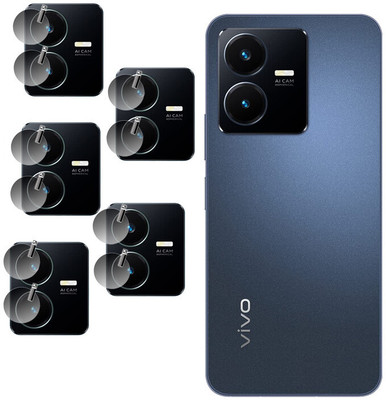 DAFFIN Back Camera Lens Glass Protector for Vivo Y22(Pack of: 5)