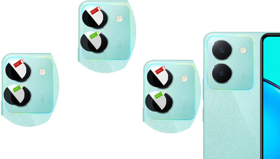 Hideous Back Camera Lens Glass Protector for VIVO Y27S(Pack of: 3)