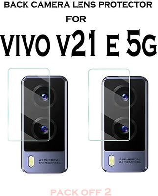 HIRDESH Back Camera Lens Glass Protector for VIVO V21E 5G(Pack of: 2)