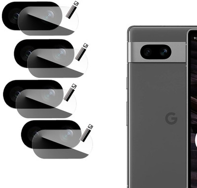 EZGER Back Camera Lens Glass Protector for Google Pixel 7a 5G,(Pack of: 4)
