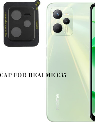 EJZATEX Back Camera Lens Glass Protector for REALME C35, BACK CAMERA LENS PROTECTOR(Pack of: 1)
