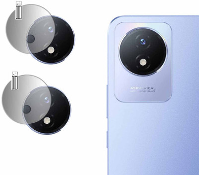 SCREENPROTECTOR Back Camera Lens Glass Protector for Vivo Y02 CAMERA(Pack of: 2)
