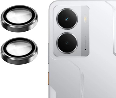 Besmon Back Camera Lens Ring Guard Protector for Realme p3 5g Back Camera Lens Ring Guard Protector Black(Pack of: 2)