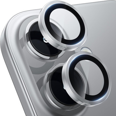 prozzile Back Camera Lens Glass Protector for iPhone 16, iPhone 16 Plus(Pack of: 2)