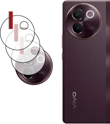 EJZATI Back Camera Lens Glass Protector for VIVO V30E 5G, BACK CAMERA LENS PROTECTOR(Pack of: 3)