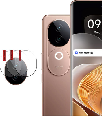 EJZATI Back Camera Lens Glass Protector for VIVO V40e 5G, BACK CAMERA LENS PROTECTOR(Pack of: 3)