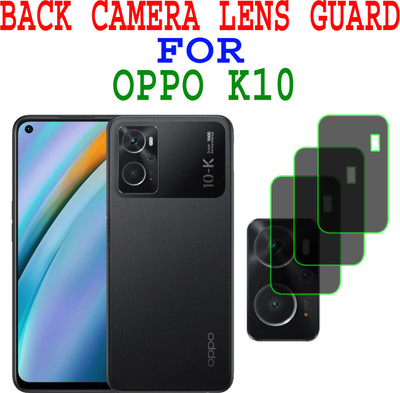 EJZATI Back Camera Lens Glass Protector for OPPO K10(Pack of: 3)