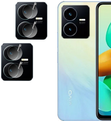 EZGER Back Camera Lens Glass Protector for Vivo Y23(Pack of: 2)